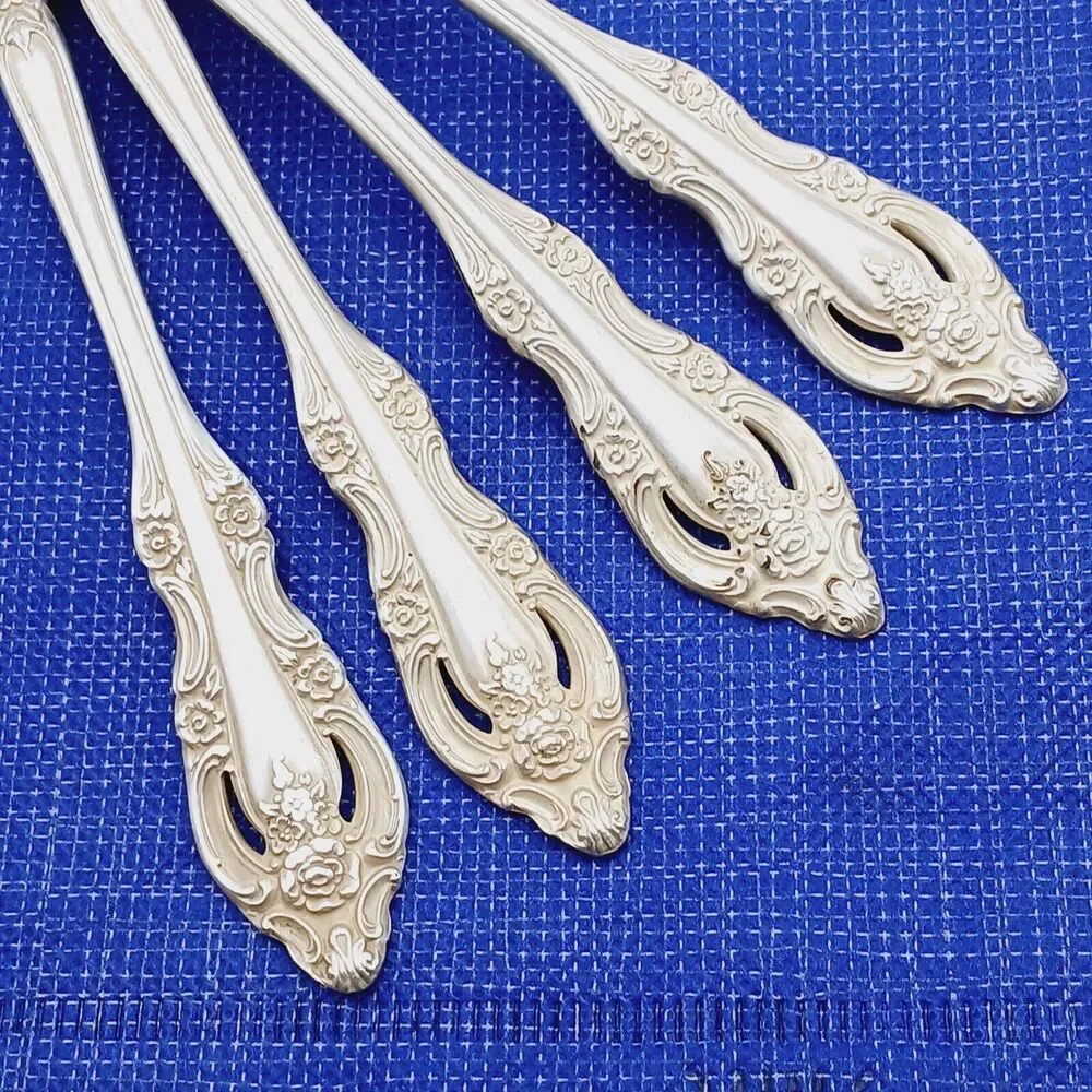 Oneida Community SILVER ARTISTRY Set 4 Dinner Fork Silverplate Flatware VTG